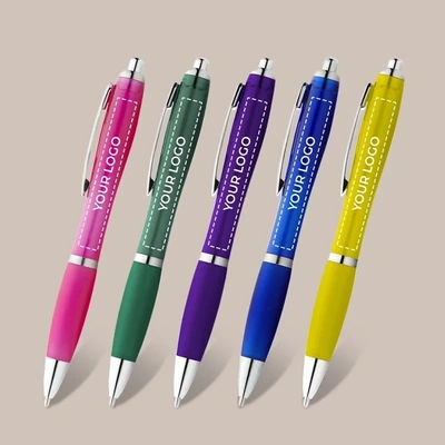Nash Ballpoint Pen With Coloured Barrel And Grip