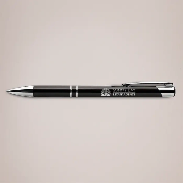 Engraved Paragon Pens - Example - Black Soft Touch